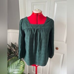 Madewell Plaid blouse